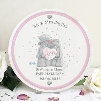 Personalised Me to You Bear Wedding Couple Plate Extra Image 1 Preview